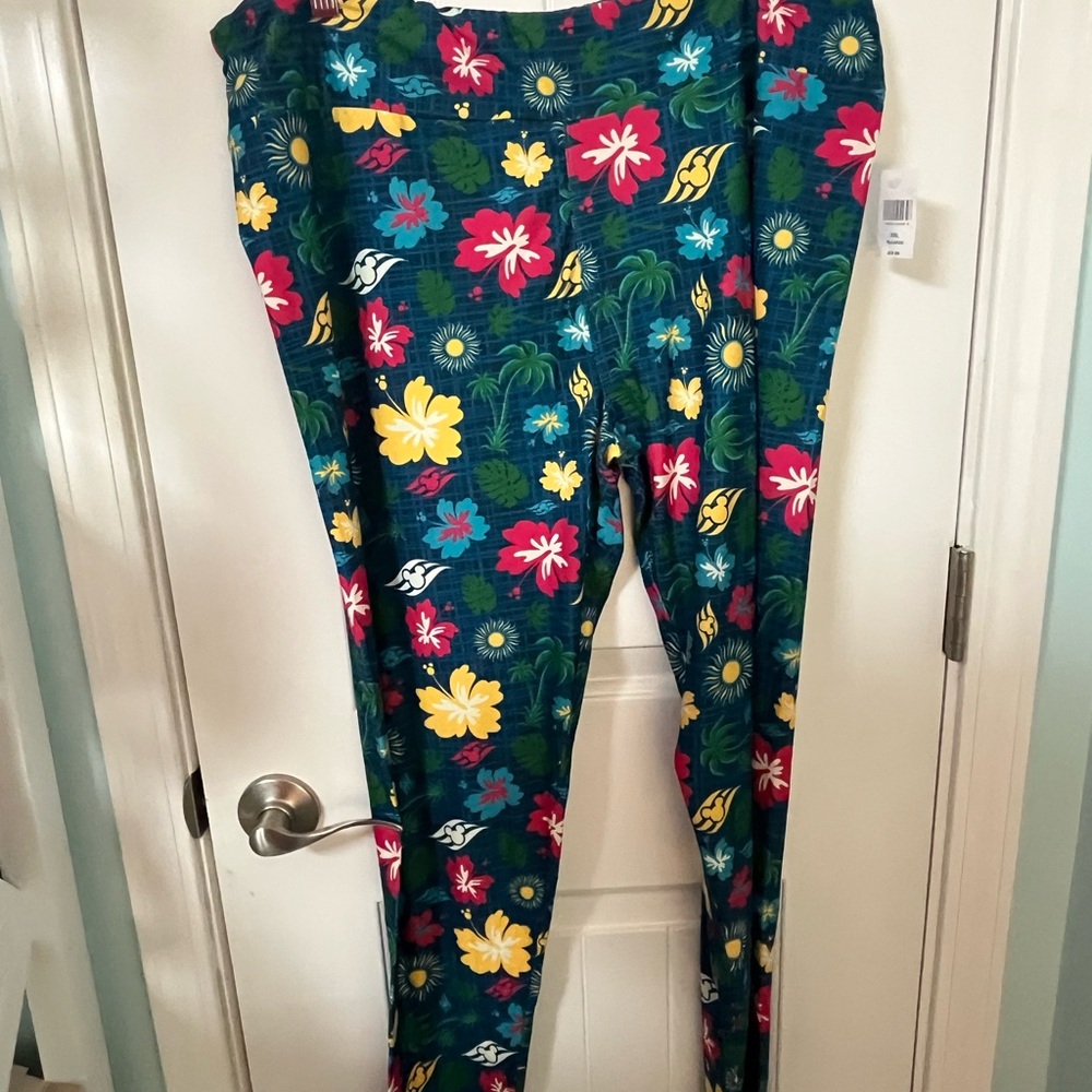 Disney Floral Print Leggings - Multicolor